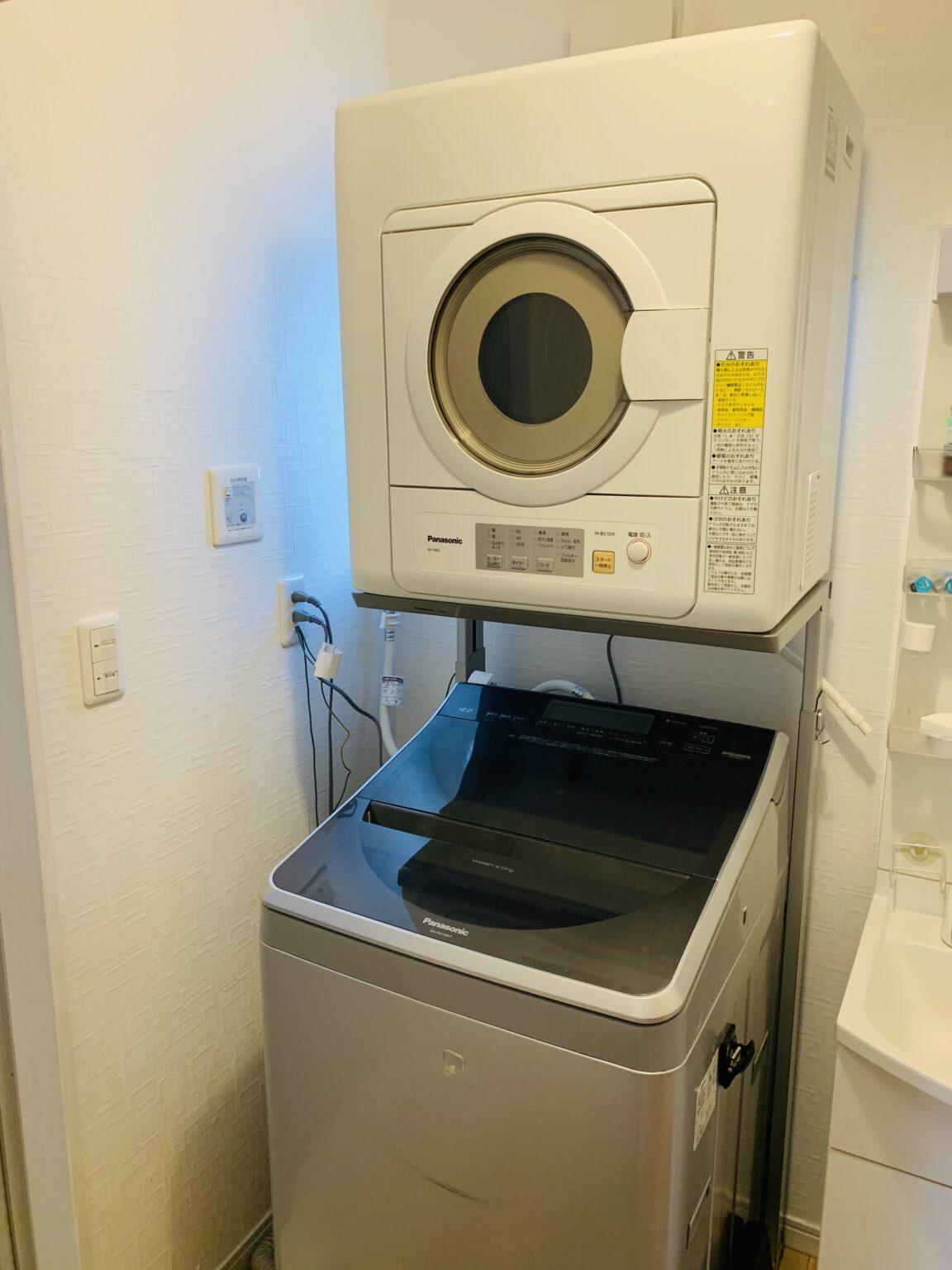 全自動洗濯機専用ユニット台 パナソニック N-UF11 - 衣類乾燥機
